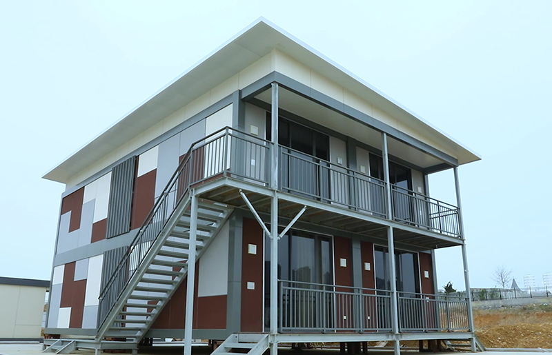 Two-story modular structural system